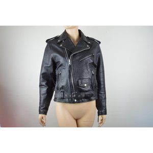 Highway One S Womens Black Leather Motorcycle Moto